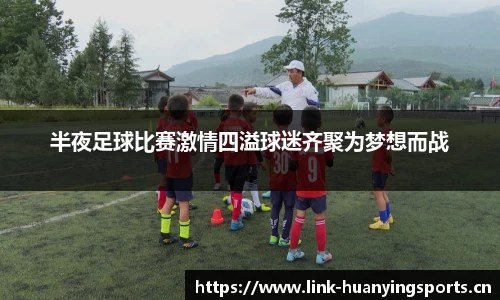 半夜足球比赛激情四溢球迷齐聚为梦想而战